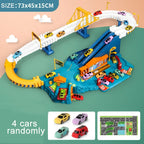 Dinosaur Parking Garage Rail Car Set