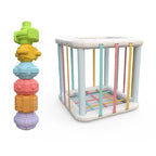 Baby Shape Sorter Cube with Sensory Shapes