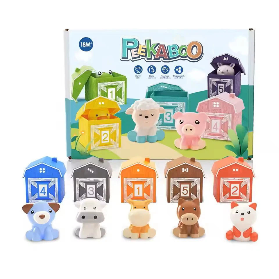 Farm Barn Finger Puppet Counting Set