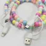 4-in-1 Beaded Charging Cable – 66W Fast Charger