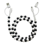 4-in-1 Beaded Charging Cable – 66W Fast Charger