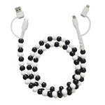 4-in-1 Beaded Charging Cable – 66W Fast Charger