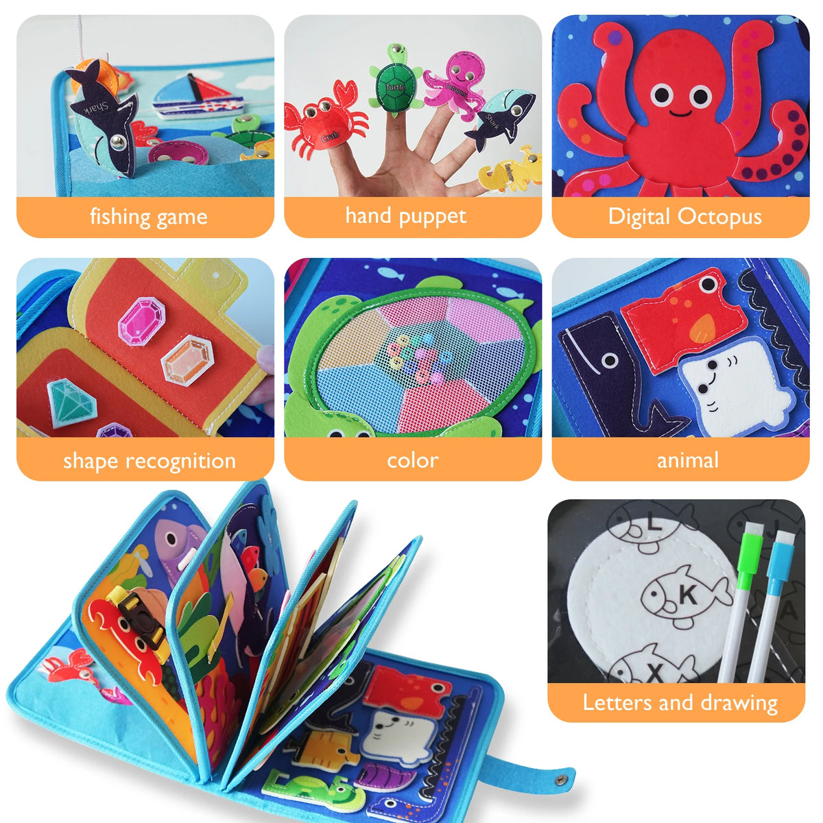 20-in-1 Ocean Busy Book, photo 5