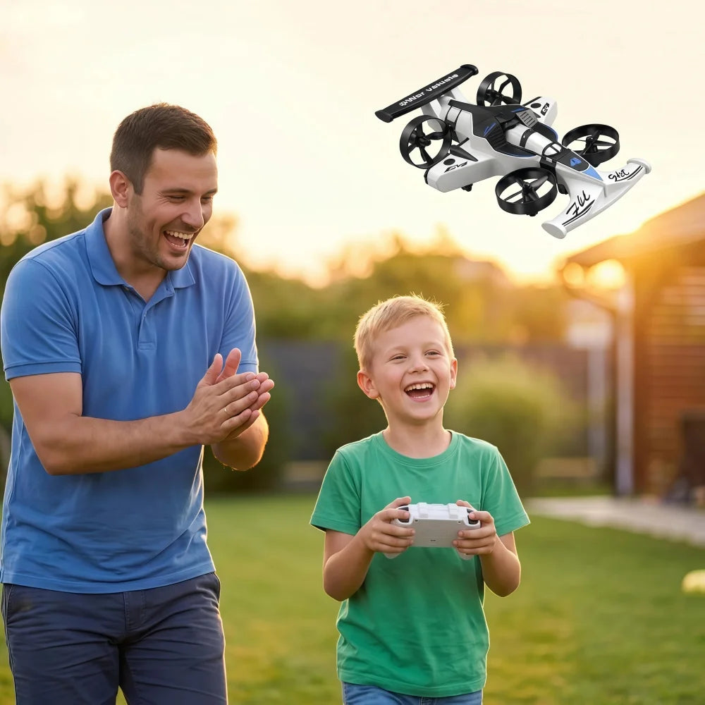SkyDrift 2-in-1 RC Plane and Stunt Car
