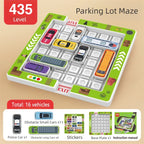 ParkLogic™ Magnetic Parking Maze – Montessori Puzzle & Brain Game