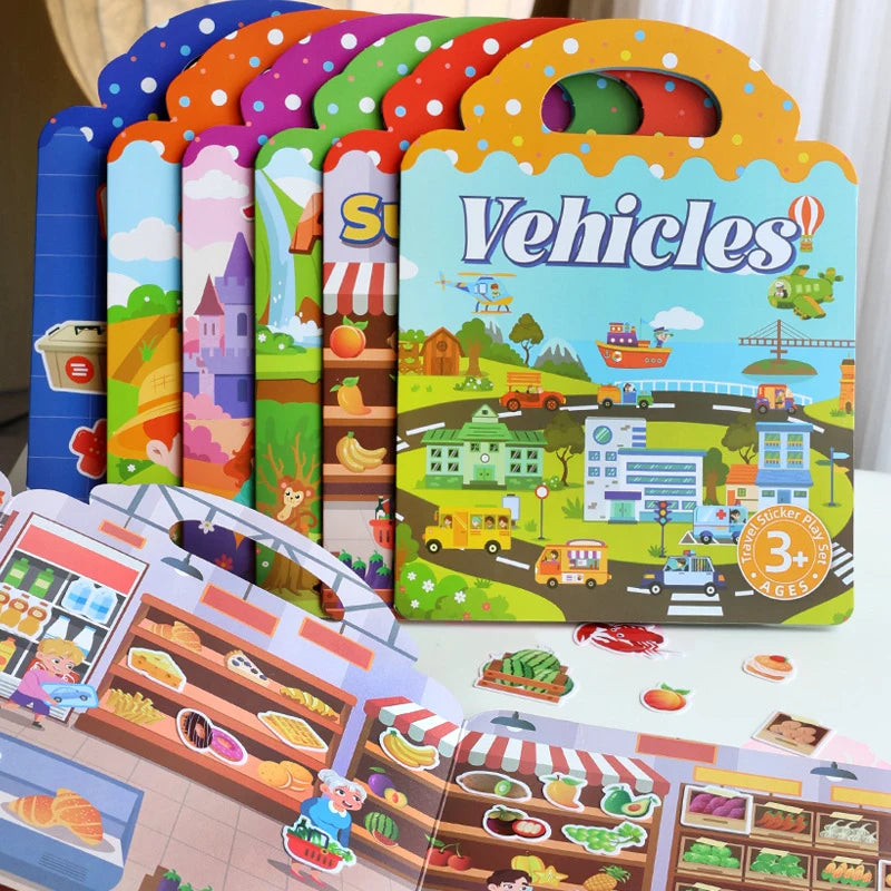 Reusable Jelly Sticker Quiet Book, photo 4