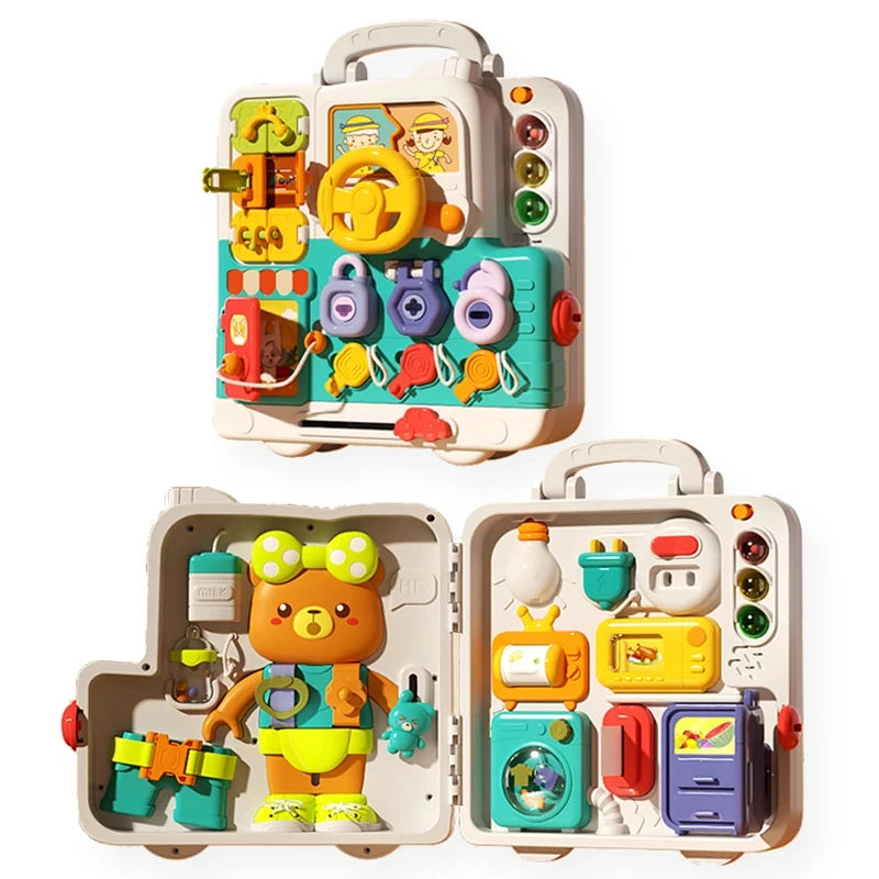 63-in-1 Montessori Car Busy Board