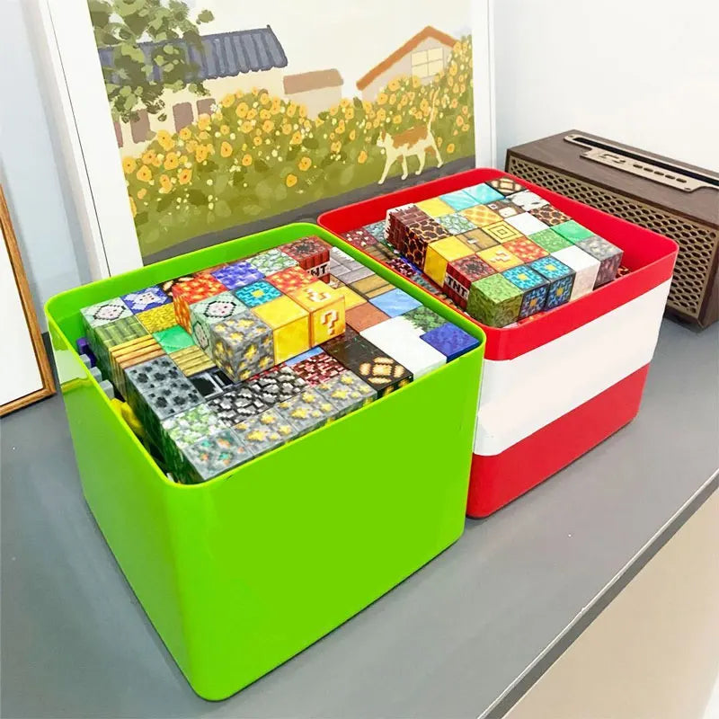 Magnetic Building Blocks Storage Box Set, photo 3