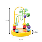 Montessori Wooden Sorting & Stacking Toy – Color and Shape Learning Board