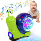 Crawling Crab and Snail Baby Toy with Music and Lights