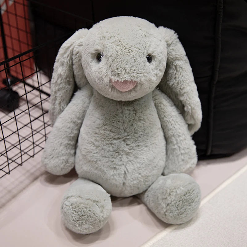 Kawaii Long-Ears Rabbit Plush Pillow – Soft Healing Bunny Doll