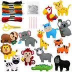 DollyCraft Felt Animal Sewing Kit
