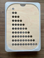 Montessori Children's Sensory Tray Table Wooden Tile