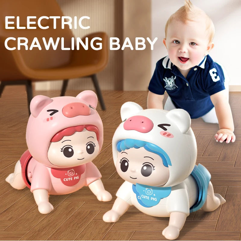 Musical Crawling Baby Toy with Lights