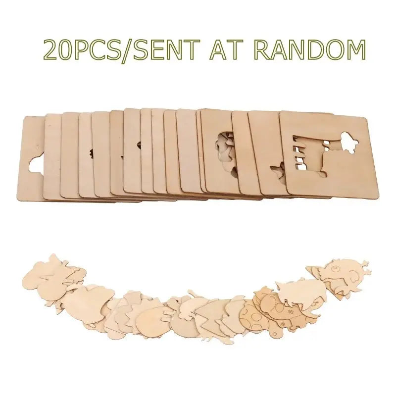 Montessori DIY Drawing Templates (20 pcs)