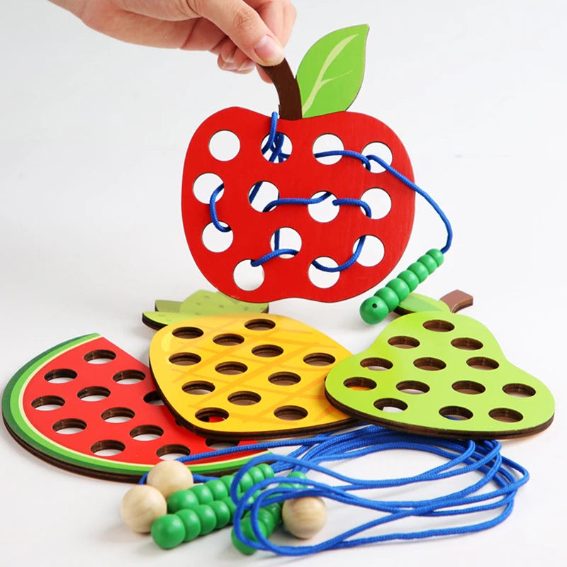 Wooden Fruit Lacing Boards