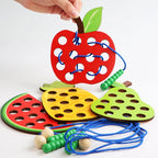 Wooden Fruit Lacing Boards