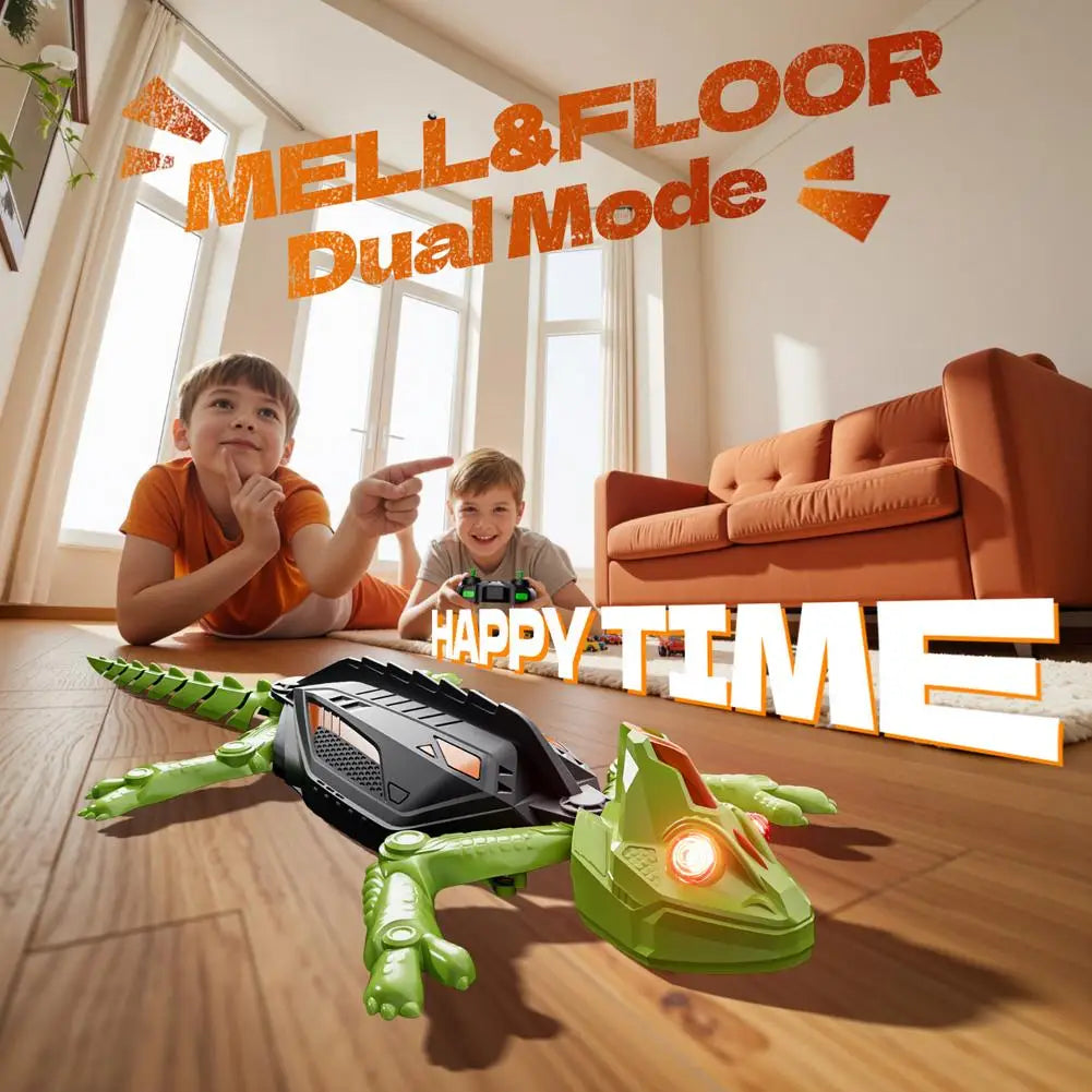 MagicClimb RC Wall-Climbing Gecko with LED Eyes
