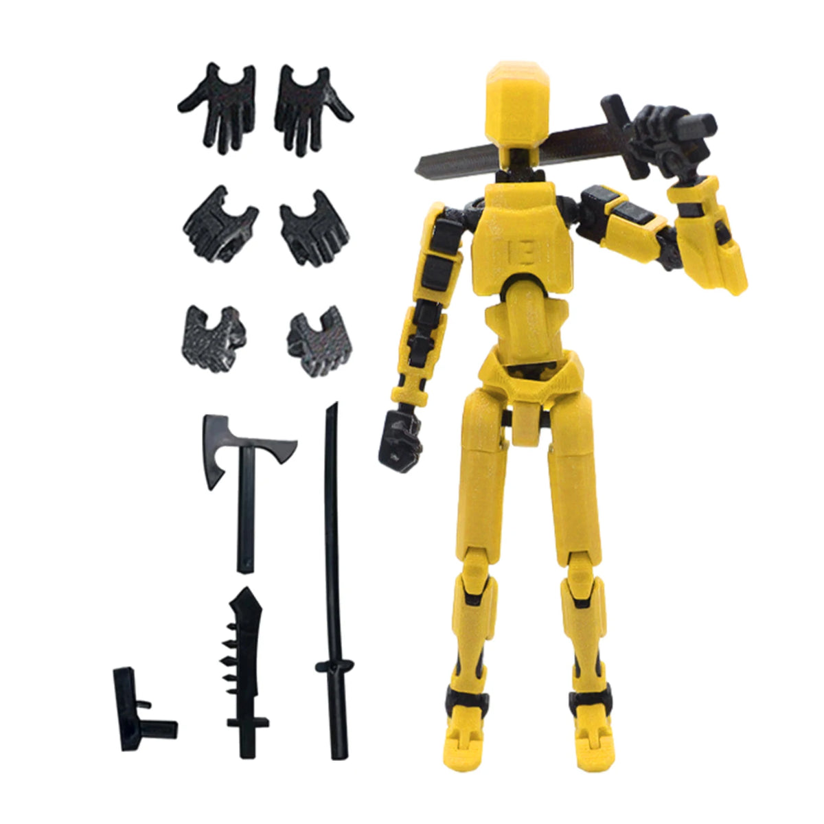 Multi-Jointed Poseable Robot Figure