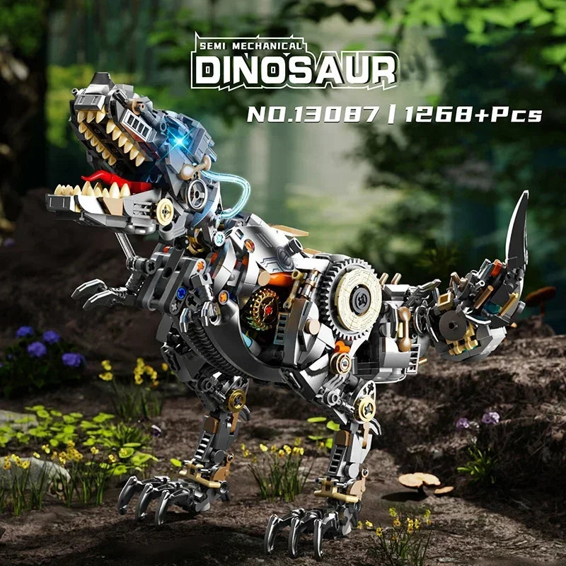 Mechanical T-Rex Dinosaur Building Set (1268 Pieces)