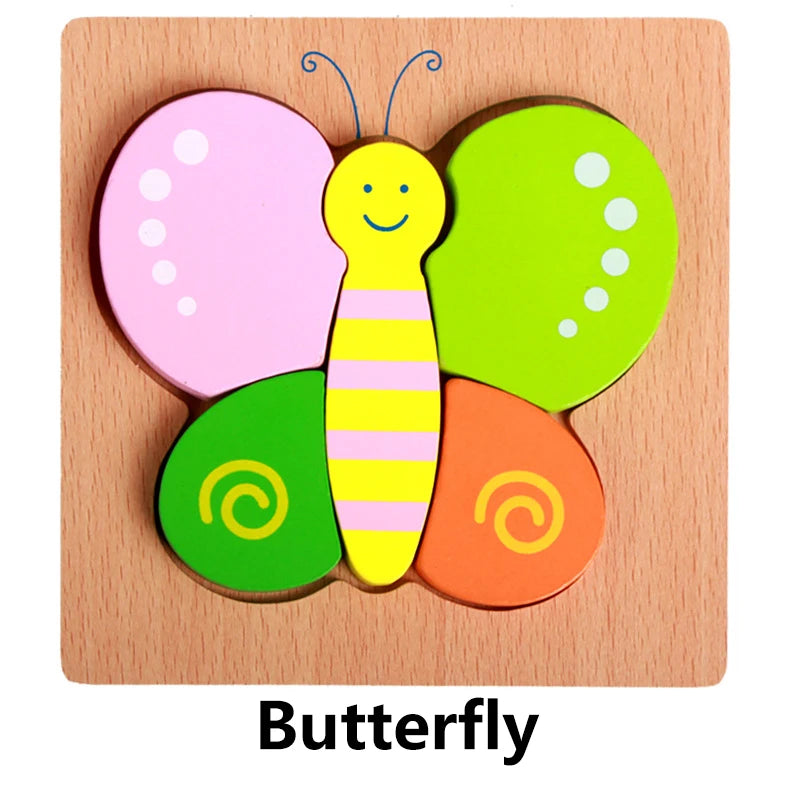 Chunky Wooden Jigsaw Puzzle (6 Designs)