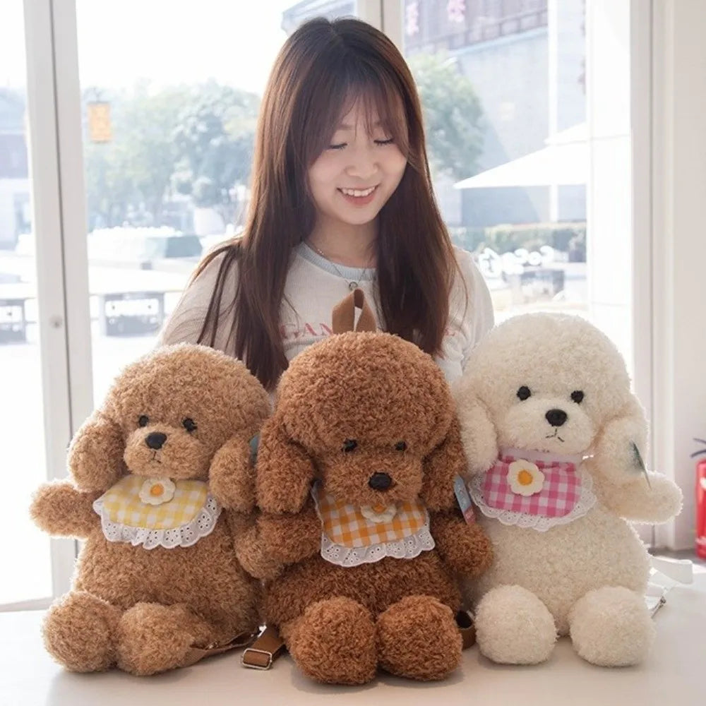 Plush Teddy Dog Backpack