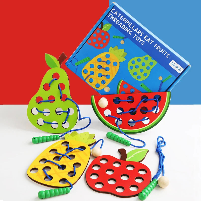 Wooden Fruit Lacing Boards