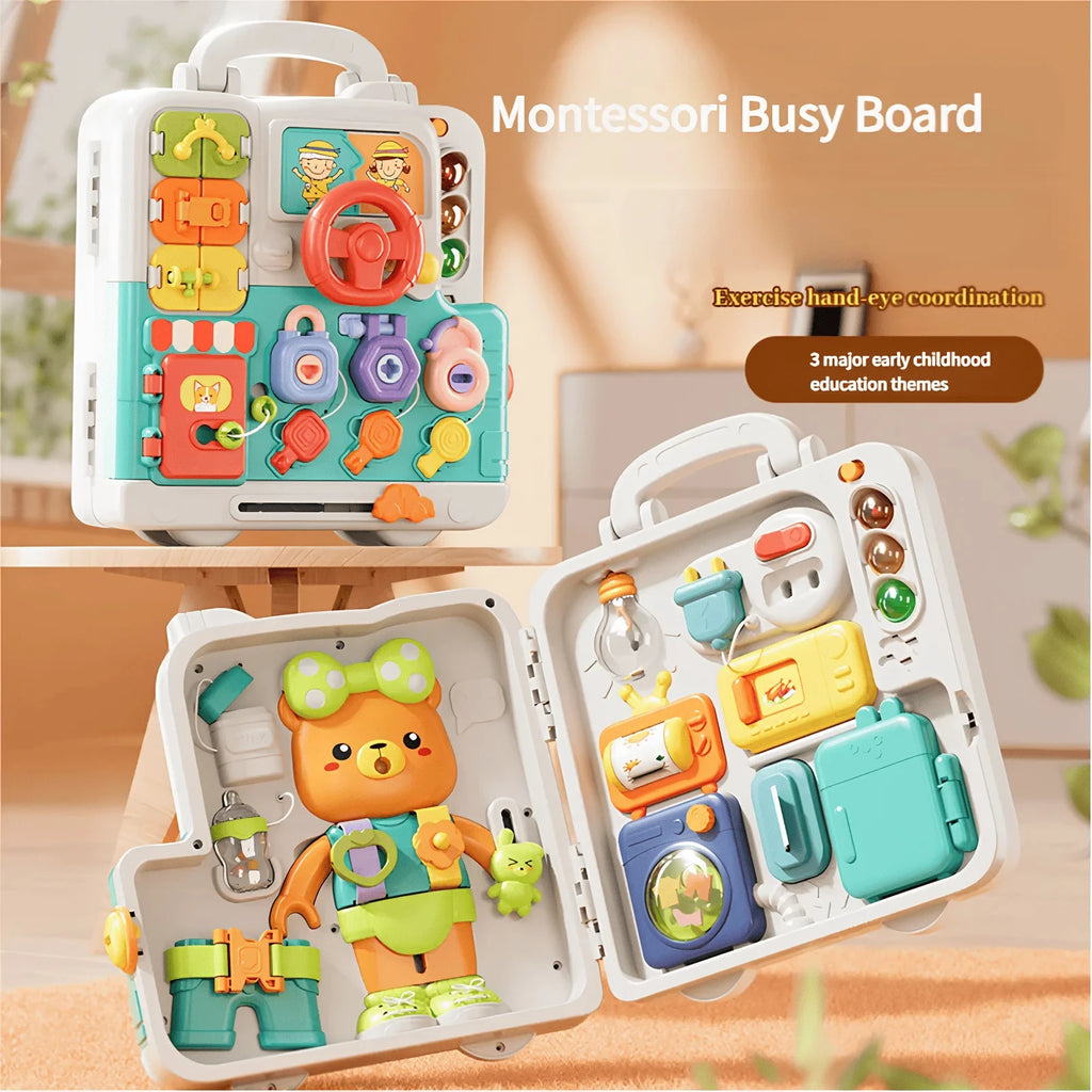 63-in-1 Montessori Car Busy Board