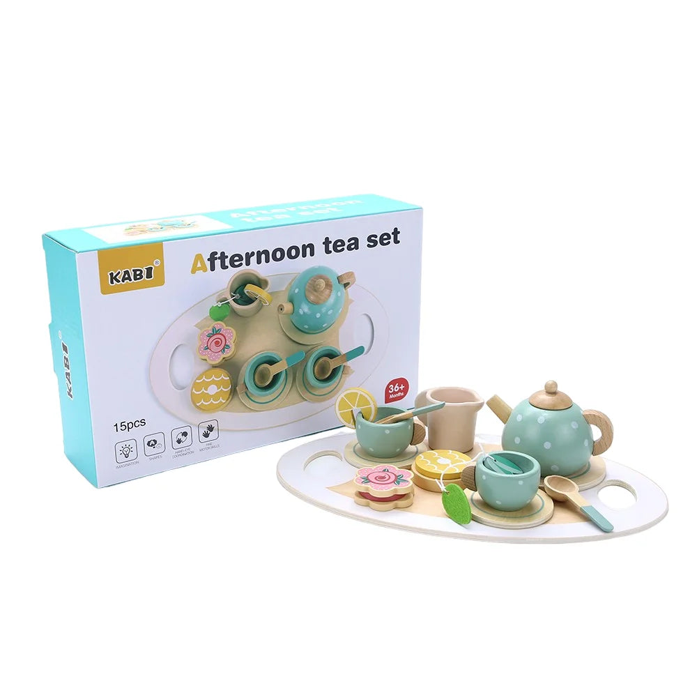 Wooden Afternoon Tea Pretend Play Set, photo 2