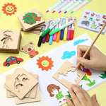 Montessori DIY Drawing Templates (20 pcs)