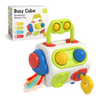 Montessori Busy Cube Sensory Activity Toy