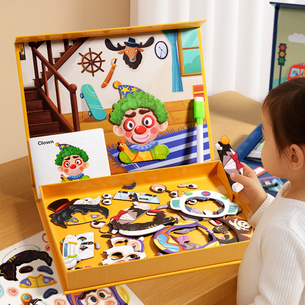MagnaMind Magnetic Puzzle Book