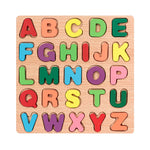 Wooden Alphabet & Number Puzzle Board