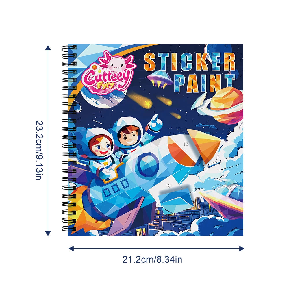 DIY Sticker-by-Number Activity Book