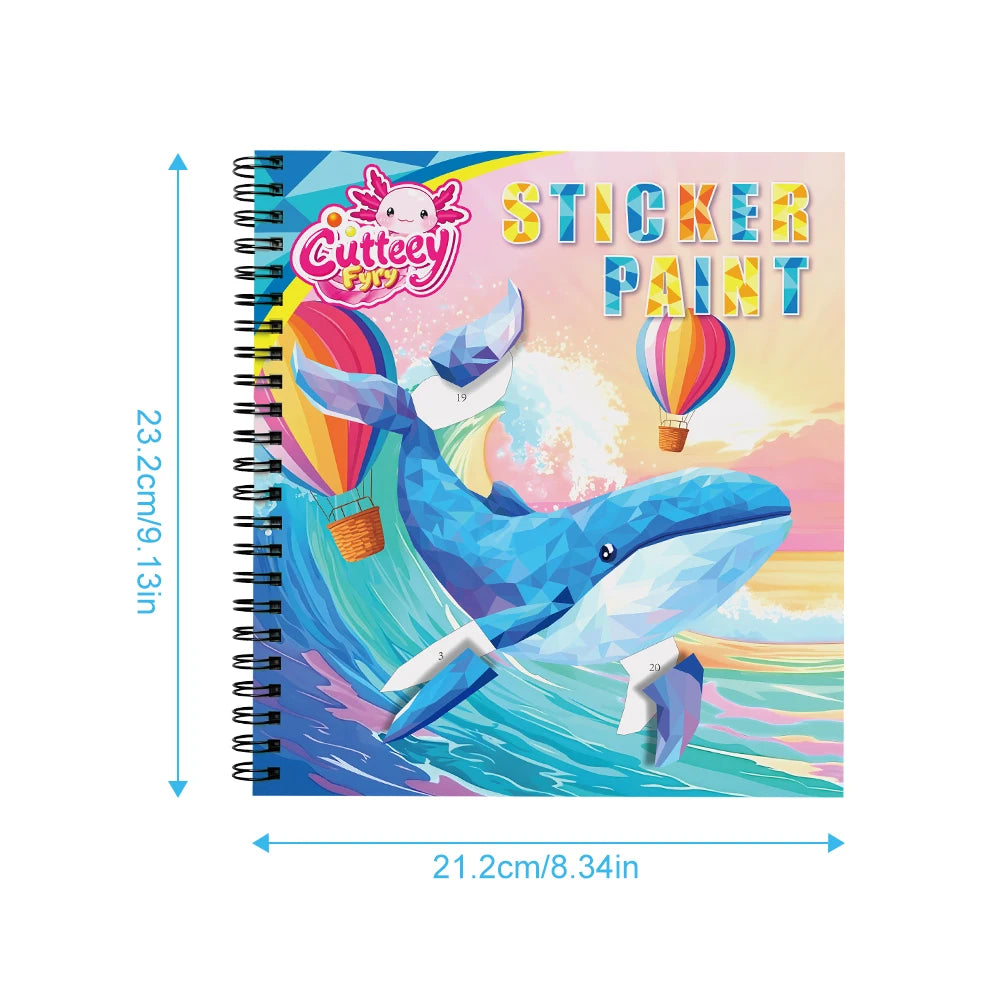 DIY Sticker-by-Number Activity Book