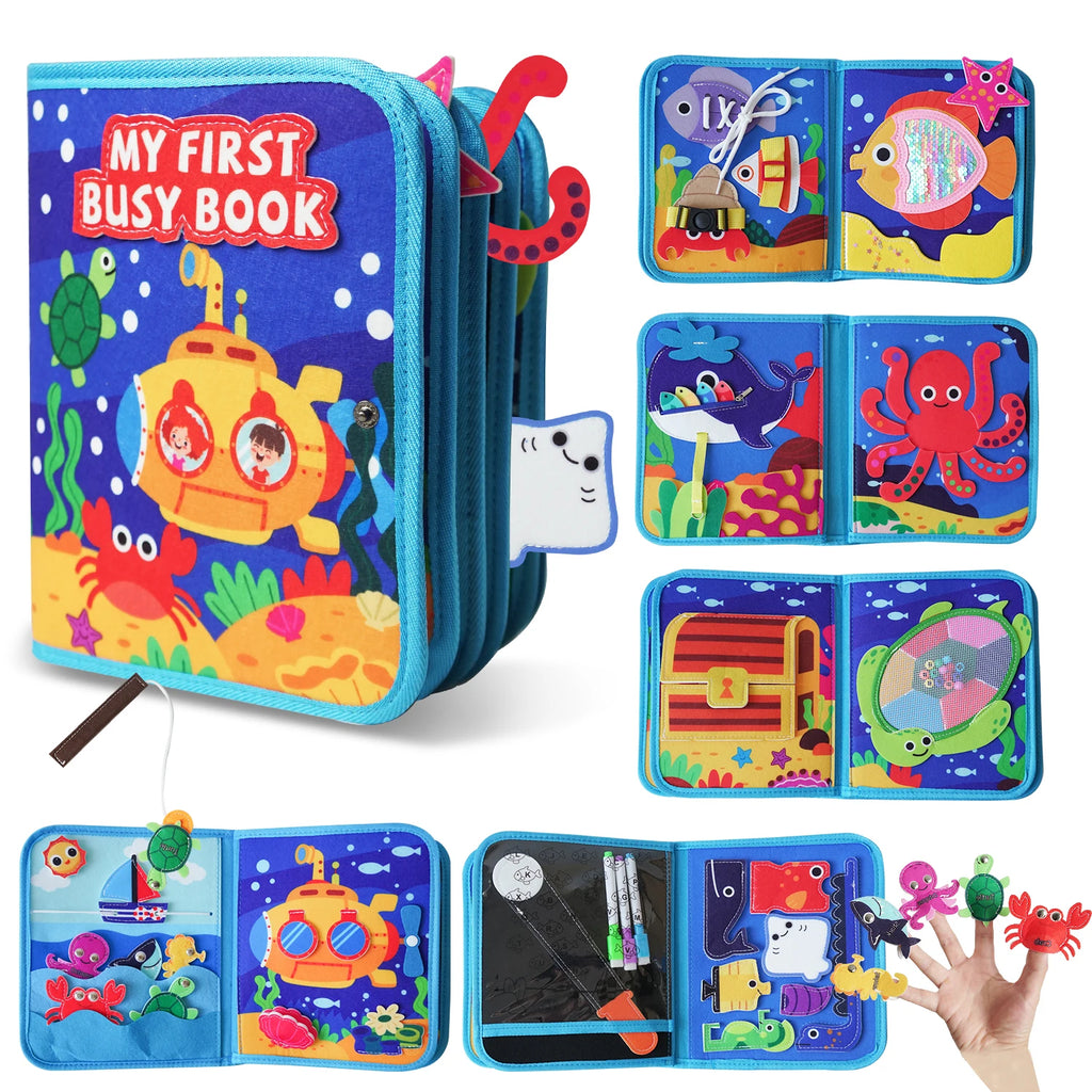 20-in-1 Ocean Busy Book