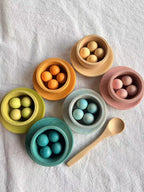 Montessori Rainbow Sorting Bowls Set