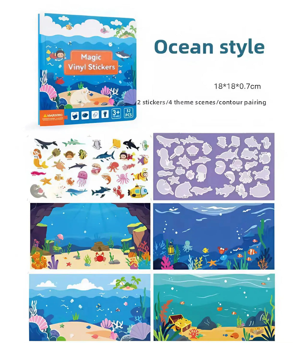Magic Scene Sticker Book