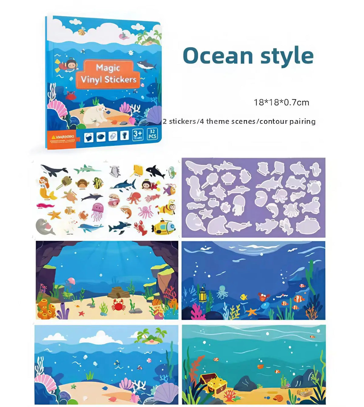Magic Scene Sticker Book