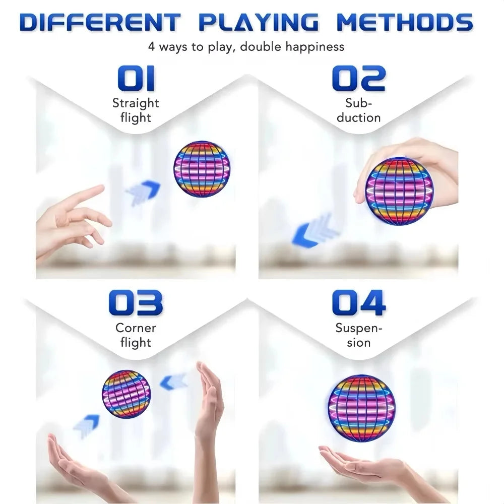 Flying Spinner LED Boomerang Toy