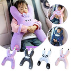 SnuggleSafari™ Kids Travel Pillow (Animal Plush Neck Support)