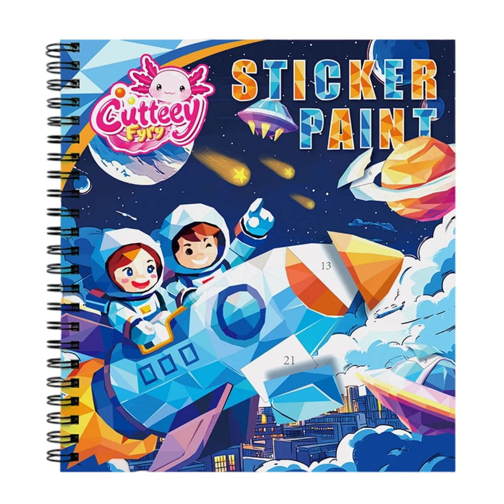 DIY Sticker-by-Number Activity Book