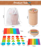 Wooden Color Sorting Toy