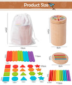 Wooden Color Sorting Toy