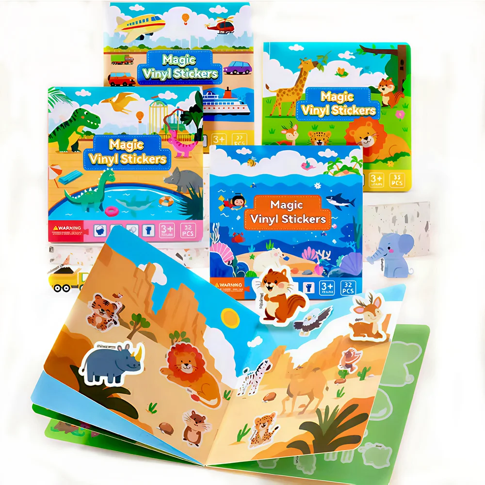 Magic Scene Sticker Book