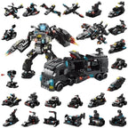 Warship Building Blocks Set