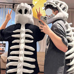 Dinosaur Skeleton Plush Costume for Kids and Adults