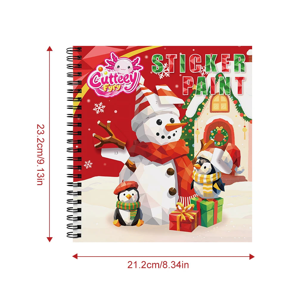 DIY Sticker-by-Number Activity Book