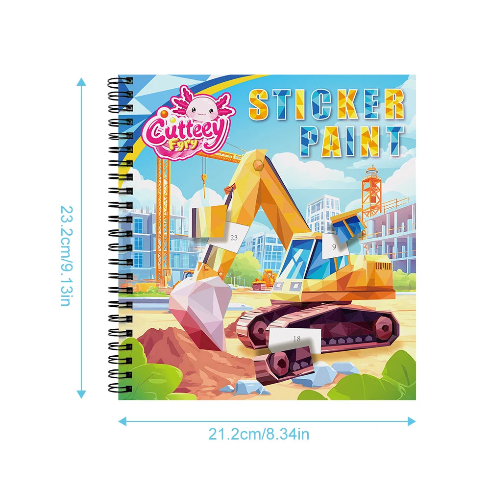 DIY Sticker-by-Number Activity Book