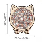SereniCat 135-Piece Wooden Puzzle